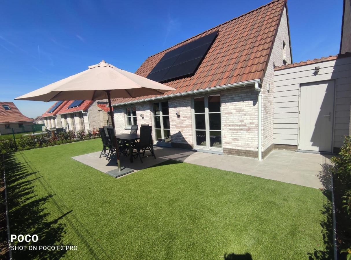 Vakantiewoning Polderhuis 10, Airco En Verwarming In Alle Kamers, Prive Parkeerplaats En Afgesloten Tuin コクセッド エクステリア 写真